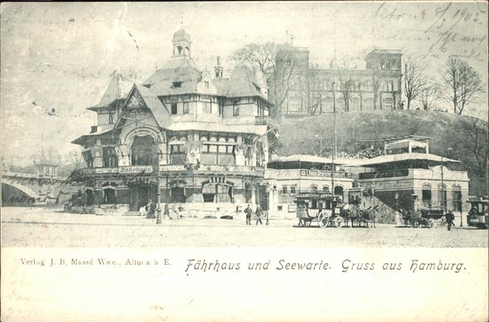 HAMBURG  CITY Faehrhaus Seewarte