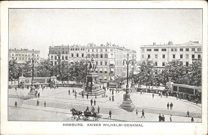 HAMBURG  CITY Kaiser Wilhelm-Denkmal