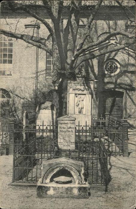 Ottensen Hamburg Grabstätte F.G. Klopstock