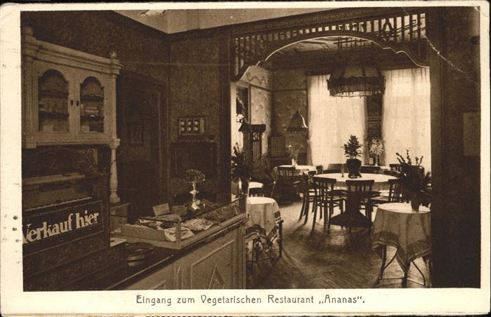 HAMBURG  CITY Vegetarisches Restaurant Ananas