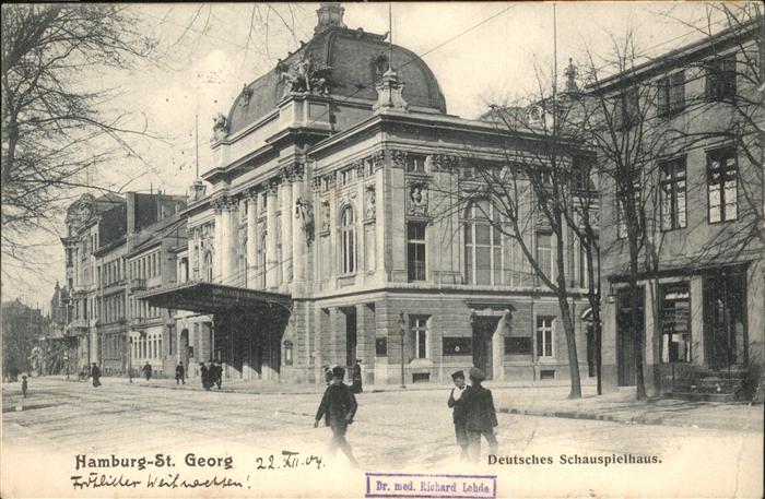St Georg Hamburg Deutsches Schauspielhaus
