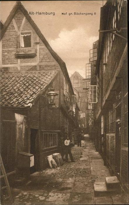 HAMBURG  CITY Alt-Hamburg Hof gr. Baeckergang 8