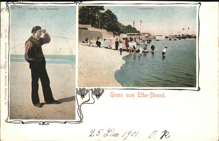 HAMBURG  CITY Elbe-Strand Schiffer