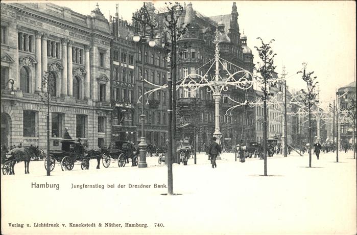 HAMBURG  CITY Jungfernstieg Dresdner Bank