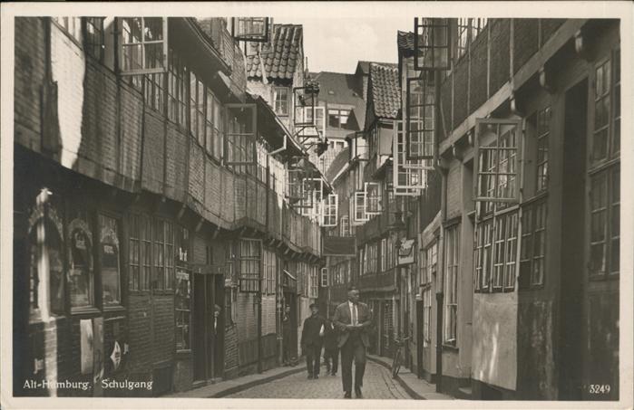 HAMBURG  CITY Alt-Hamburg Schulgang