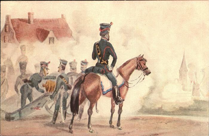 HAMBURG  CITY reitende Artillerie 1814