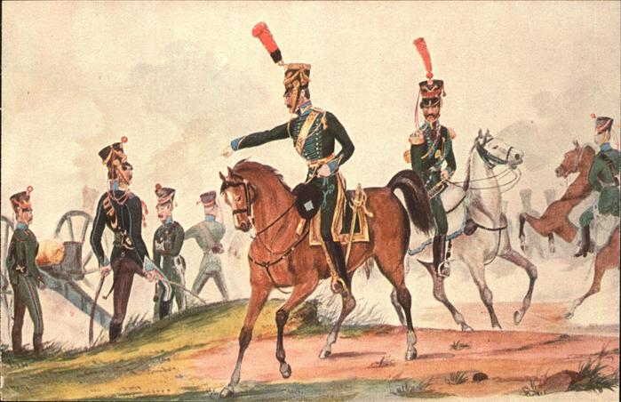 HAMBURG  CITY reitende Artillerie 1814