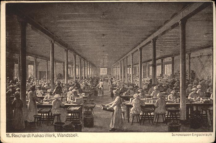 Wandsbek 11. Reichardt Kakao-Werk Schololaden-Ei