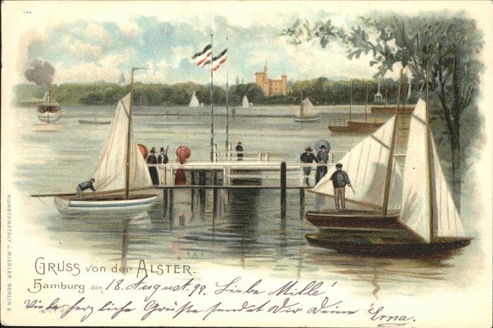 Hamburg Alster Boote