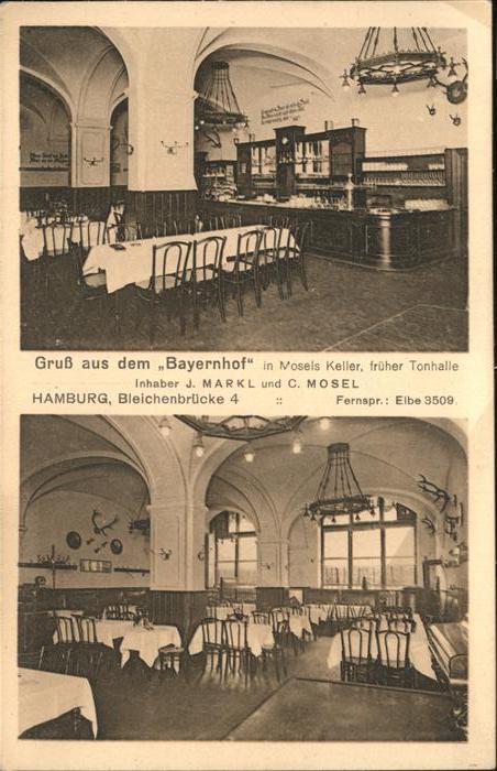 HAMBURG  CITY Bayernhof Mosels Keller