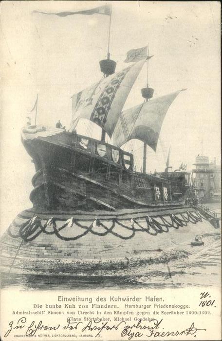 Hamburg Kuhwärder Hafen Einweihung Friedenskogg