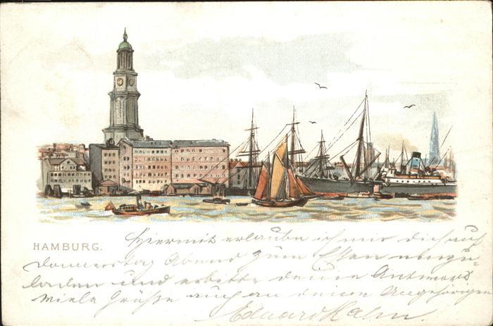 Hamburg Kirche Schiffe