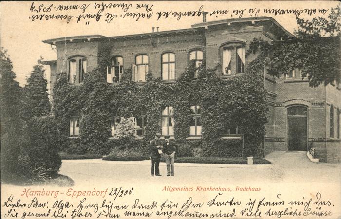 Eppendorf Hamburg Krankenhaus Badehaus