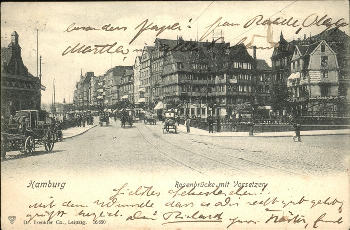 Hamburg Rosenbrücke Vorsetzen