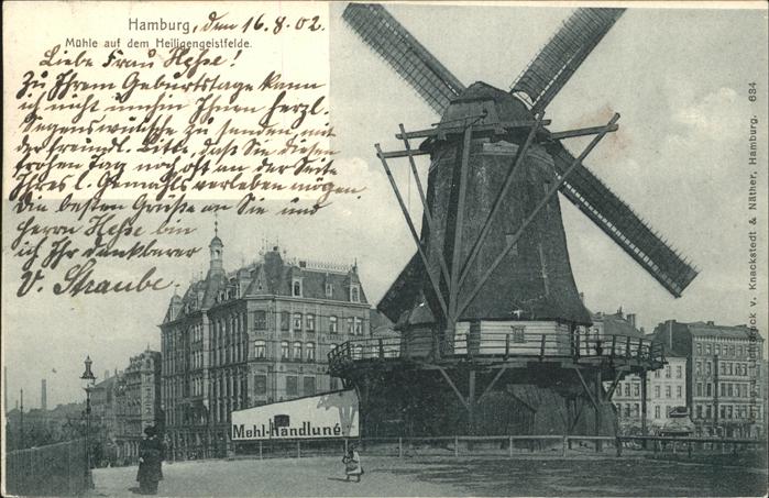 Hamburg Mühle Heiligengeistfelde
