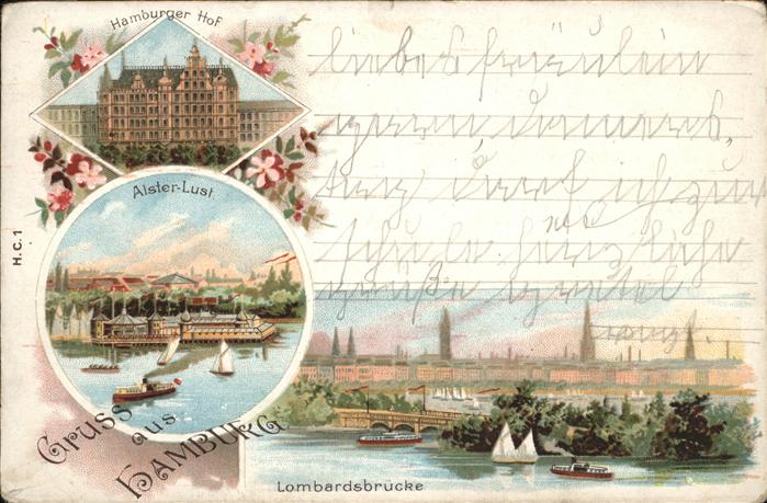 Hamburg Hamburger Hof Lombardsbrücke