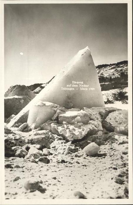 TueBINGEN BW Eisgang auf dem Neckar
Tuebingen 1929