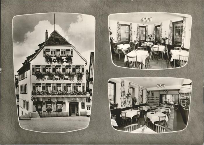 TueBINGEN BW Hotel Deutsches Haus
Gastraeume
Kueche
Fremdenzimmer