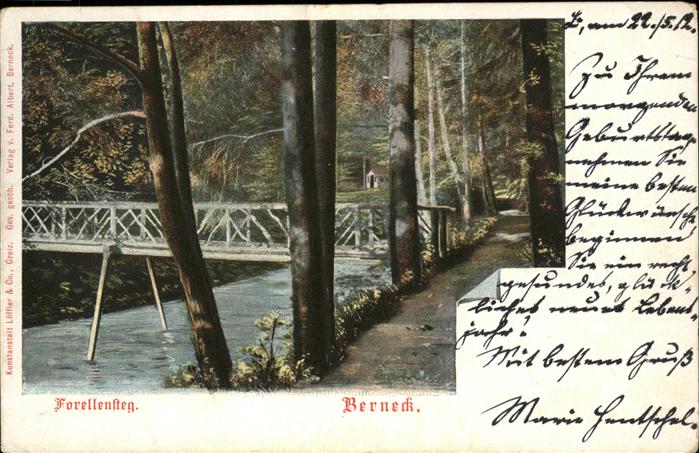 Berneck Altensteig Forellensteg
