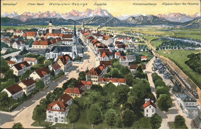 Weilheim Oberbayern Ammerwaldgebirge Allgäuer Alpen Wetters