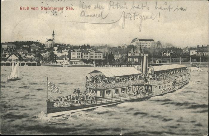 Starnberg Starnbergersee Bayern See Dampfer