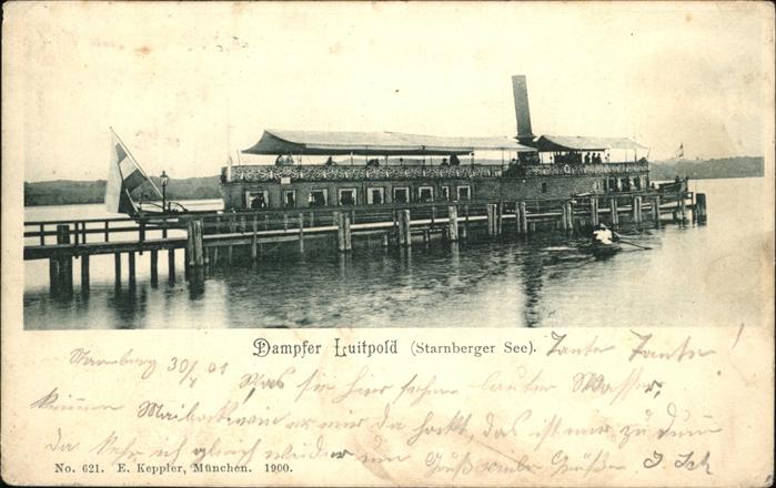Starnberg Starnbergersee Bayern Dampfer Luitpold