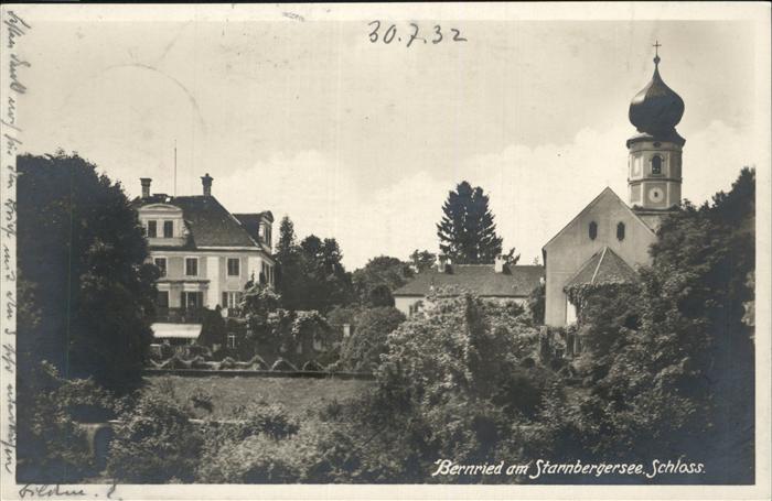 Bernried Starnberger See Schloss