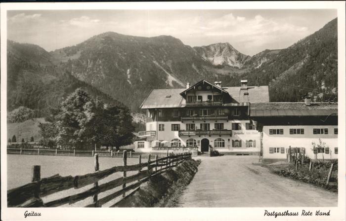 Geitau Post Gasthaus Rote Wand