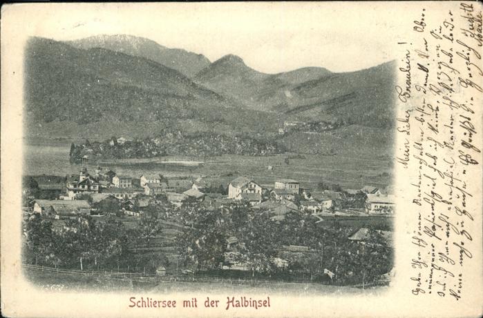 Schlierschied Halbinsel Reliefkarte