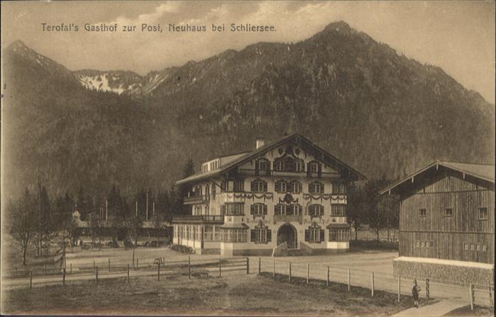 Neuhaus Schliersee Terofal Gasthof Zur Post