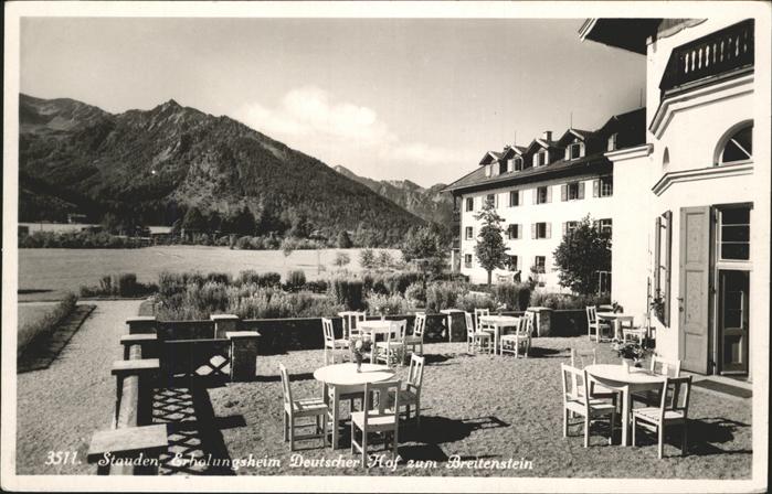 Stauden Fischbachau Deutscher Hof z. Breitenstein