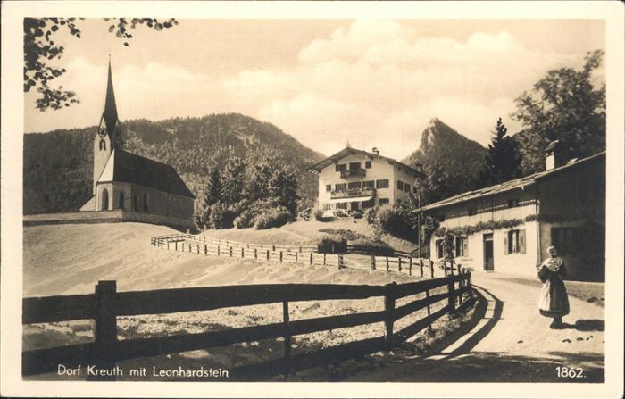 Dorf Kreuth Leonhardstein Kirche