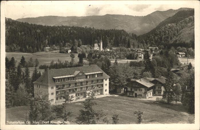 Dorf Kreuth Waldsanatorium Dr. May