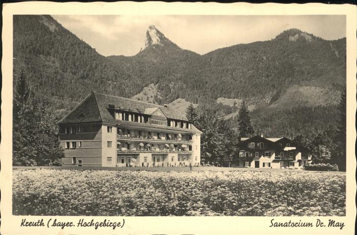 Kreuth Tegernsee Sanatorium Dr. May
