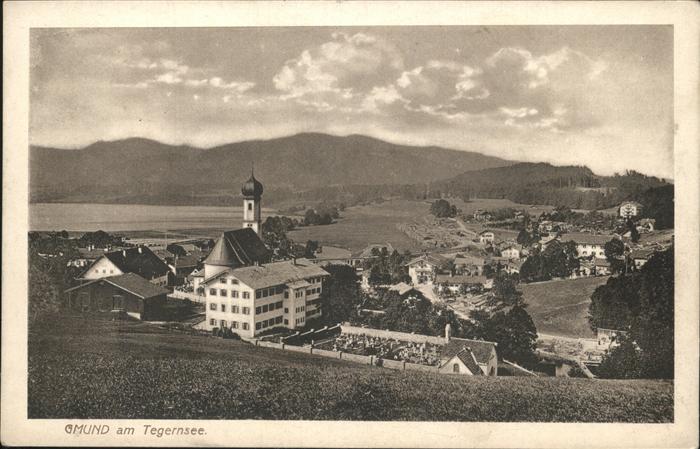 Gmund Tegernsee Gesamtansicht