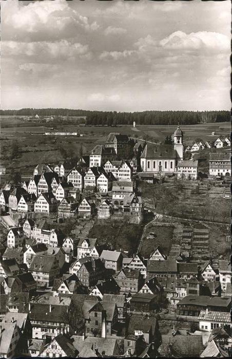 Altensteig Schwarzwald Gesamtansicht