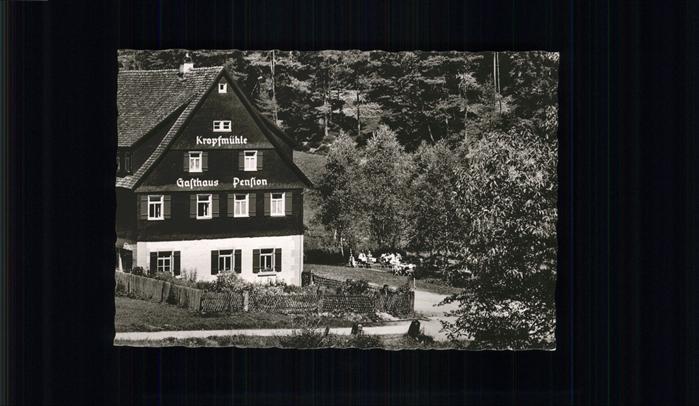 Altensteig Schwarzwald Pension z. Kropfmühle