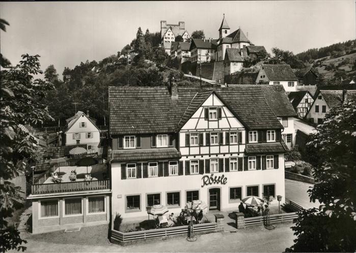 Berneck Altensteig Gasthof Pension z. Rössle