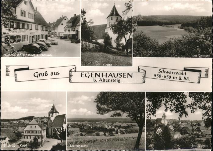 Egenhausen Wuerttemberg Kirche Gasthof Ochsen