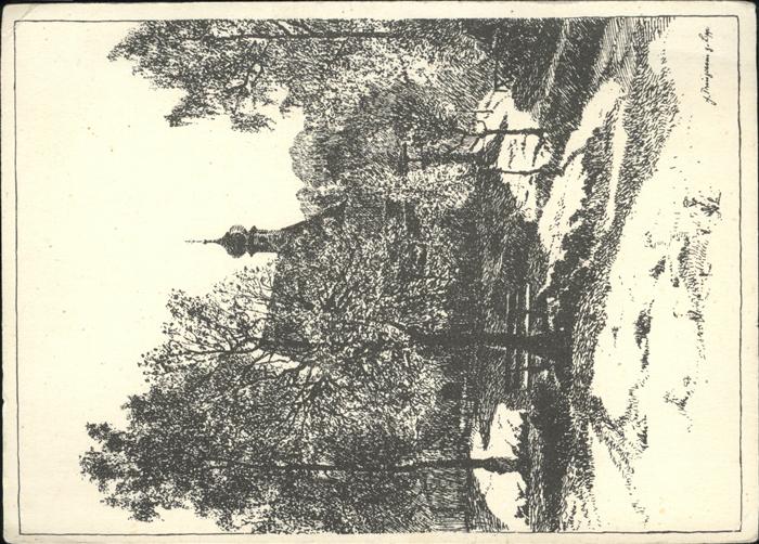 Birkenstein Walllfahrtskapelle Zeichnung