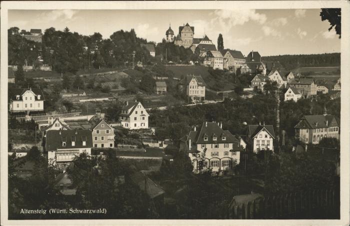 Altensteig Schwarzwald Teilansicht