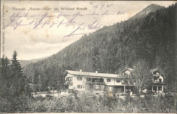Wildbad Kreuth Rainer-Alpe