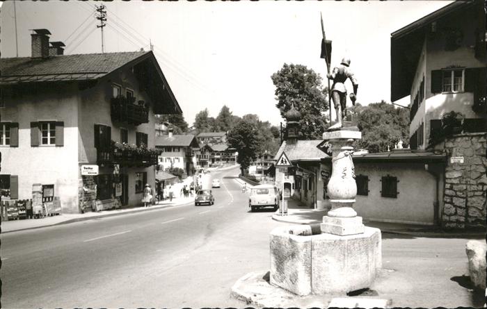 Gmund Tegernsee Dorfstraße Brunnen
