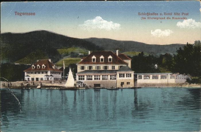 Tegernsee Bayern Schlosskaffee Hotel Alte Post