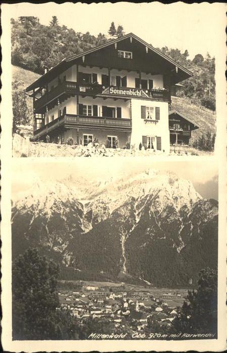 Mittenwald Bayern Sonnenbichl