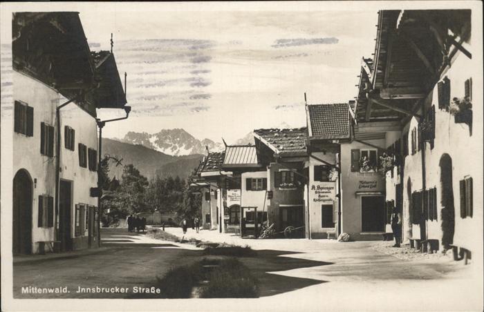 Mittenwald Bayern Innsbrucker Strasse