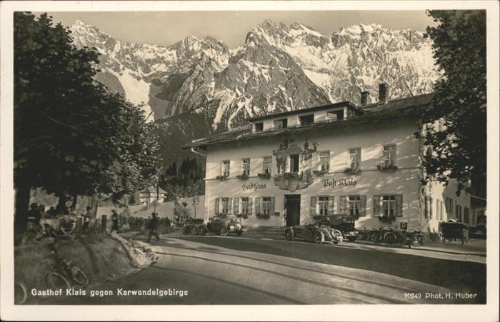 Klais Gasthof Karwendelgebirge