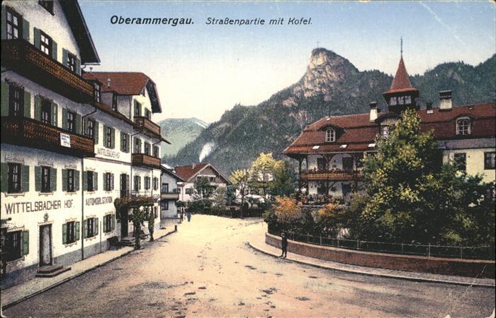 OBERAMMERGAU Bayern Kofel Wittelsbacher Hof