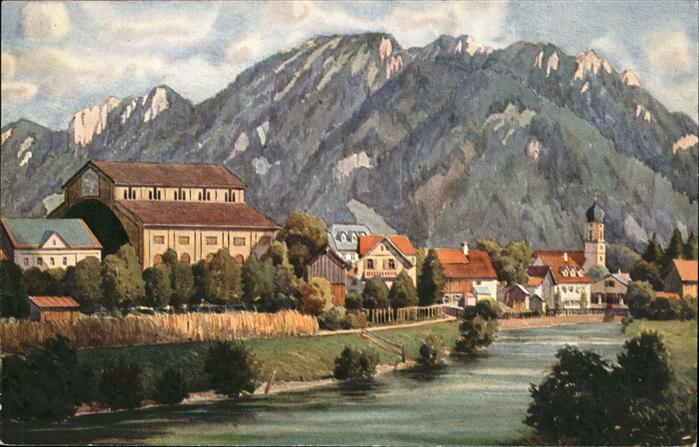 OBERAMMERGAU Bayern Passionstheater Kuenstler V Marschall