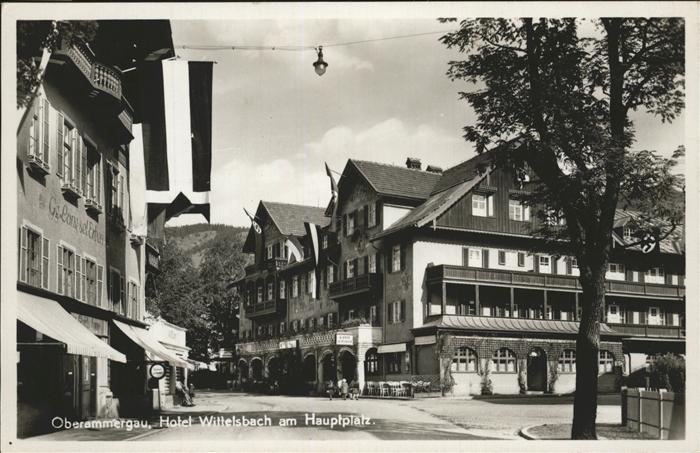 OBERAMMERGAU Bayern Hotel Wittelsbach Hauptplatz